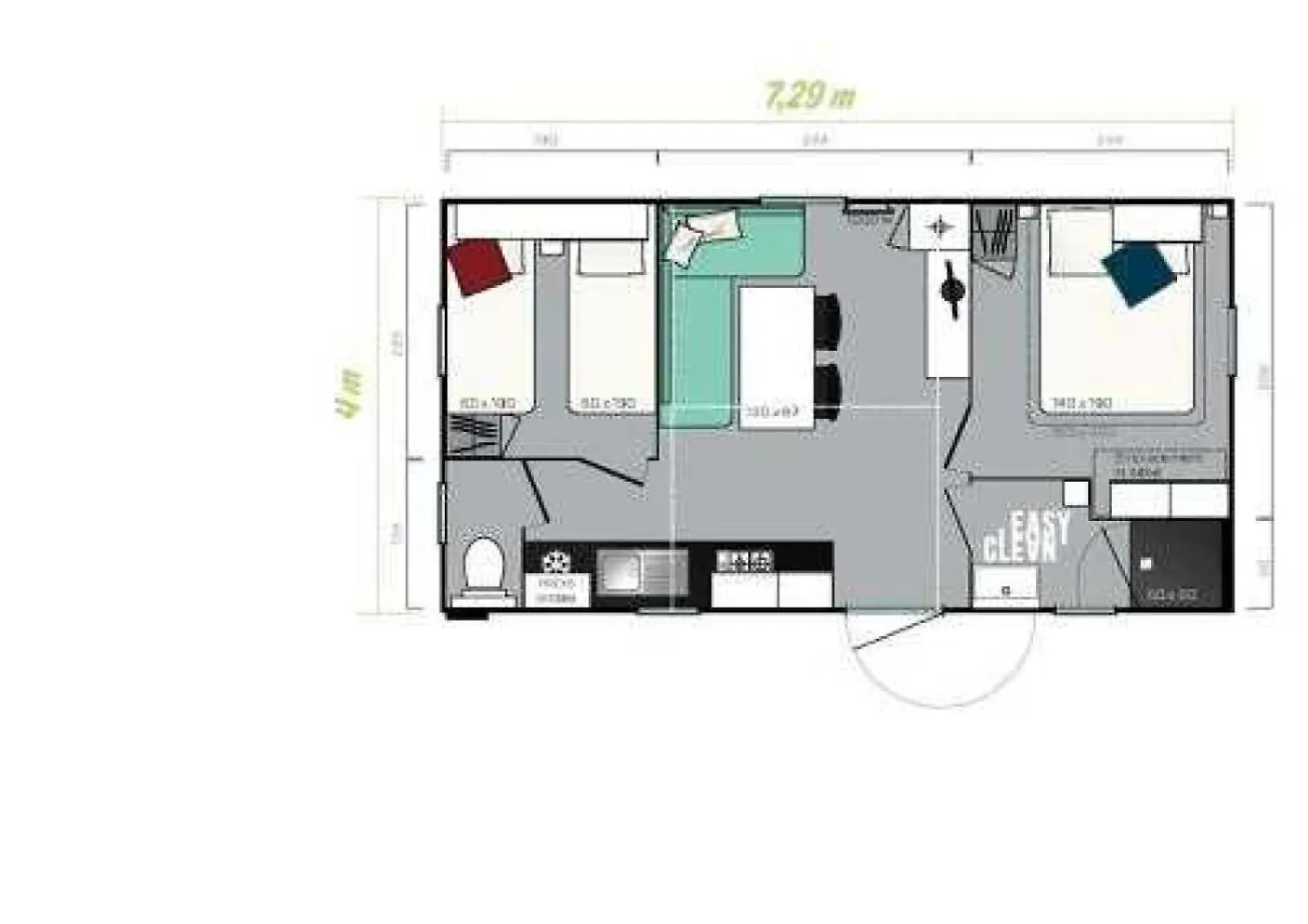 Camping 3 Etoiles - Piscine - Eehcdb Soturac